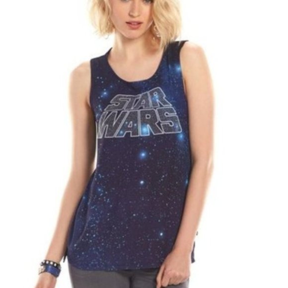 Rock & Republic Tops - Star Wars Glow in the Dark Sparkle Tank Top